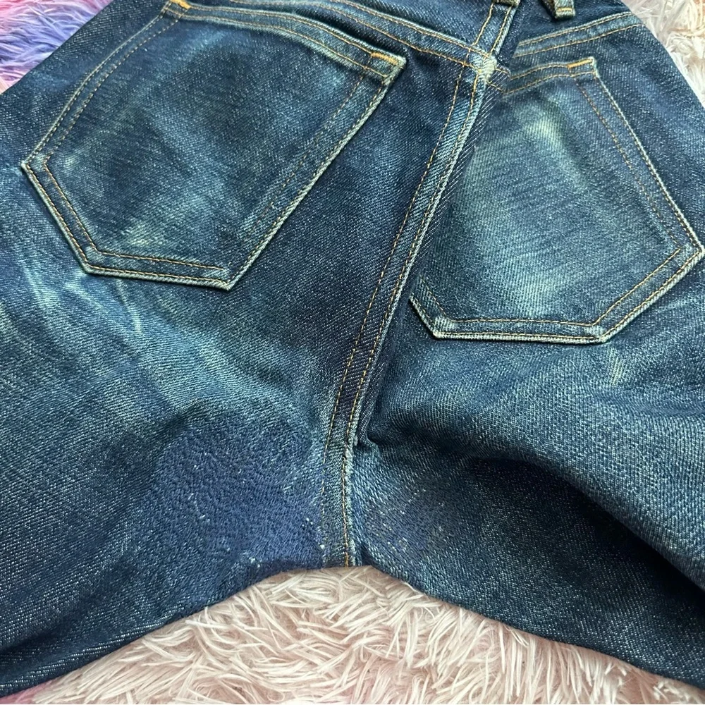 A.P.C. Petite New Standard worn in tailored jeans, *altered